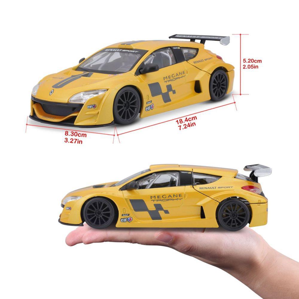 Bburago Renault Megane Trophy jaune 1/24