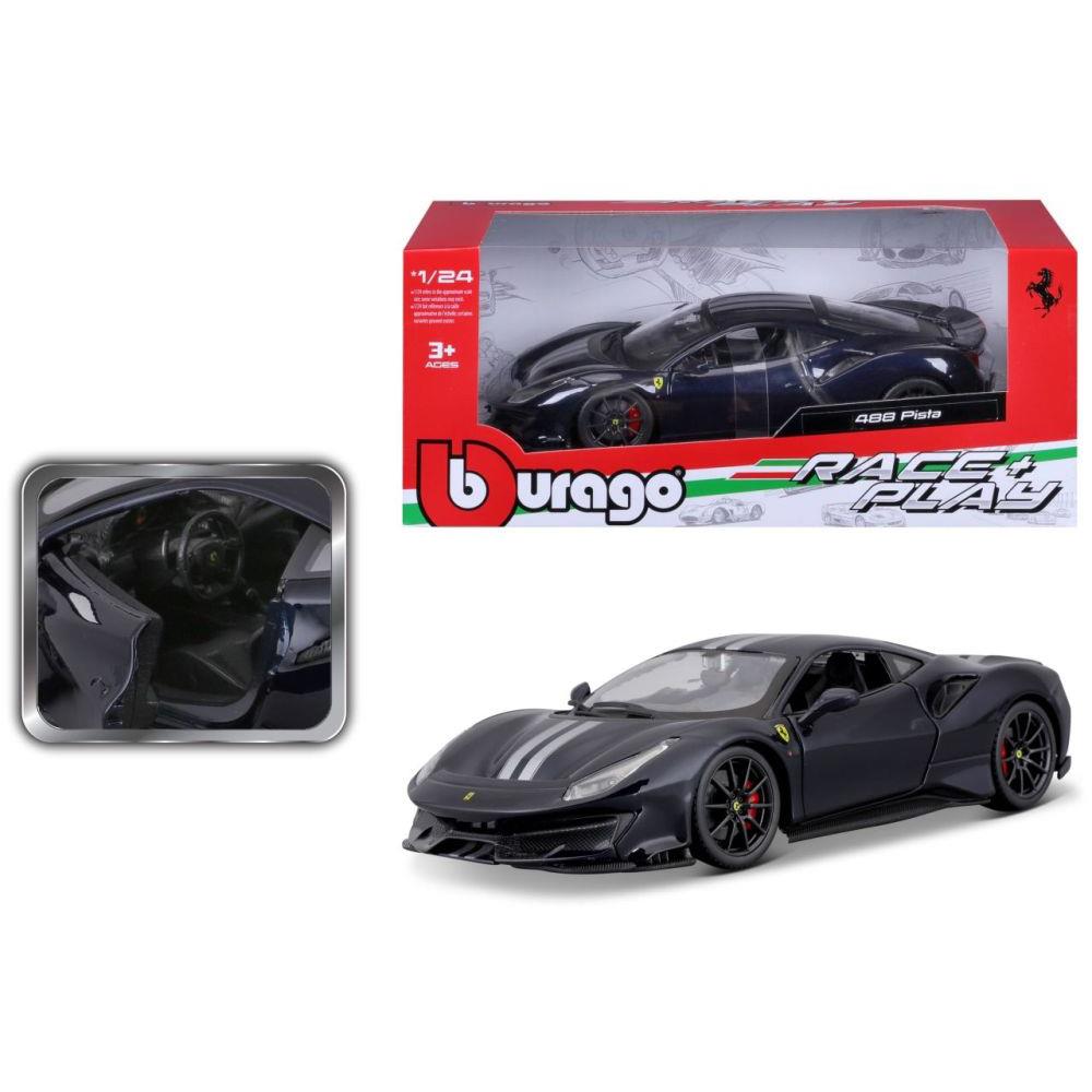 Bburago Ferrari R&amp;P 488 Pista 1/24 blue