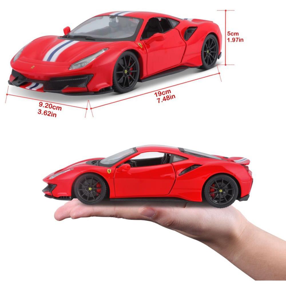 Ferrari R&amp;P 488 Pista 1:24 rouge