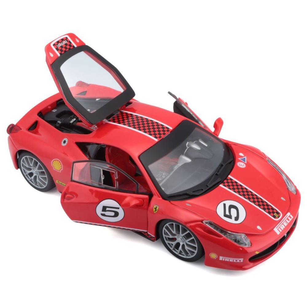 Bburago Ferrari Racing 458 Challenge 1/24 rouge