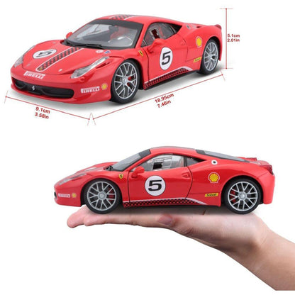 Bburago Ferrari Racing 458 Challenge 1/24 rouge