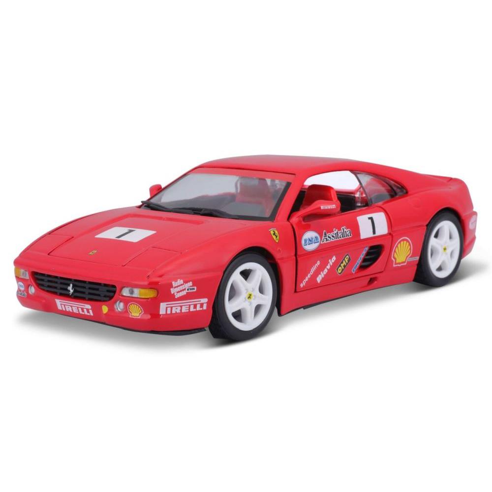 Bburago Ferrari Racing F355 Challenge 1/24 rouge