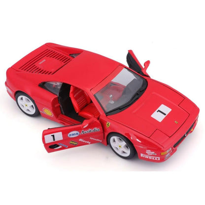 Bburago Ferrari Racing F355 Challenge 1/24 rouge