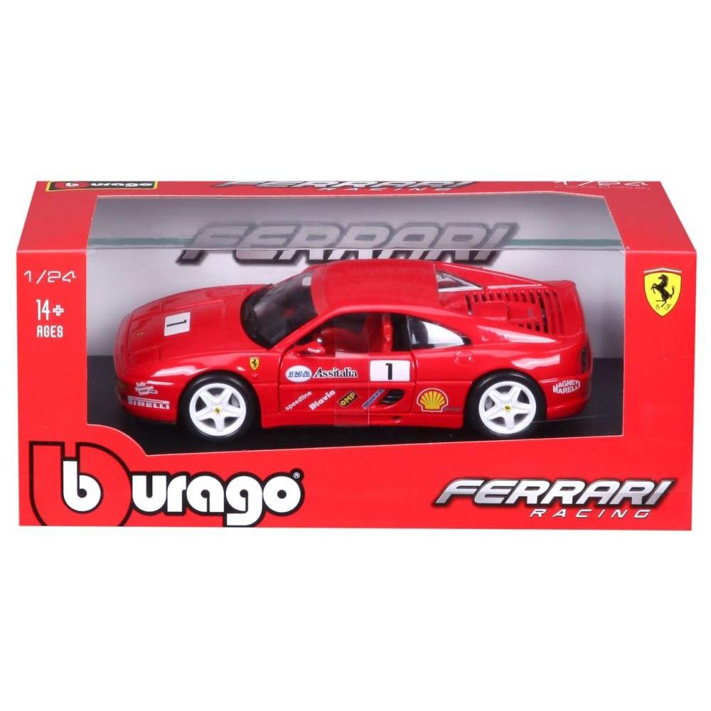 Bburago Ferrari Racing F355 Challenge 1/24 rouge