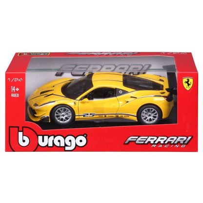 Bburago Ferrari Racing 488 Challenge 1/24 yellow