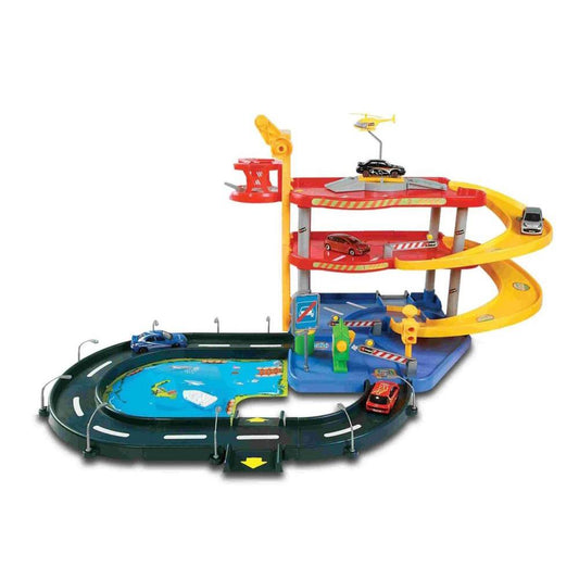 Bburago garage avec 2 voitures 1:43