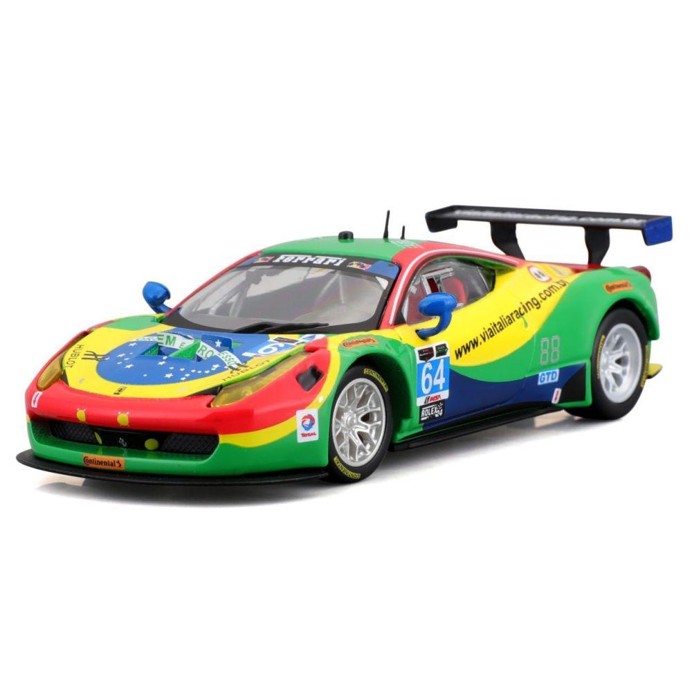 Bburago Ferrari 458 Italia GT3 2015, verte, 1:43