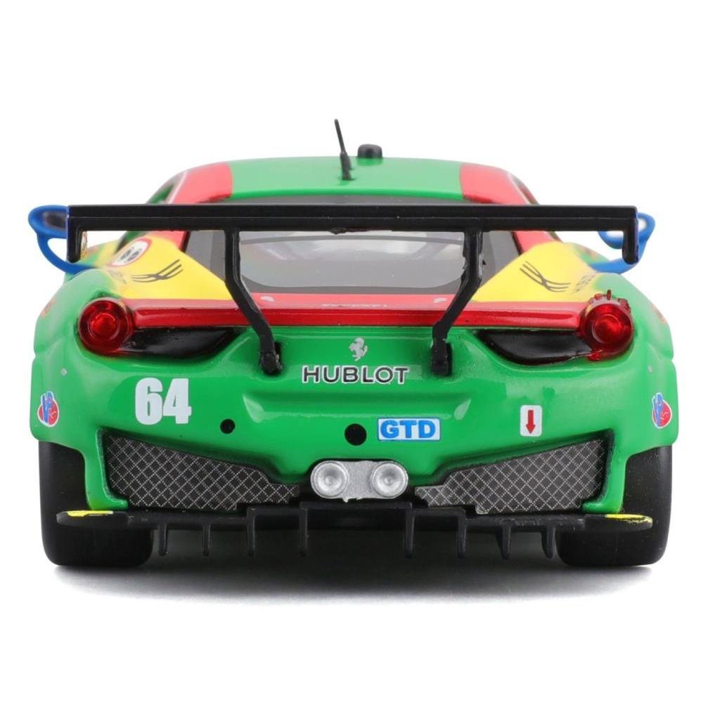Bburago Ferrari 458 Italia GT3 2015, verte, 1:43