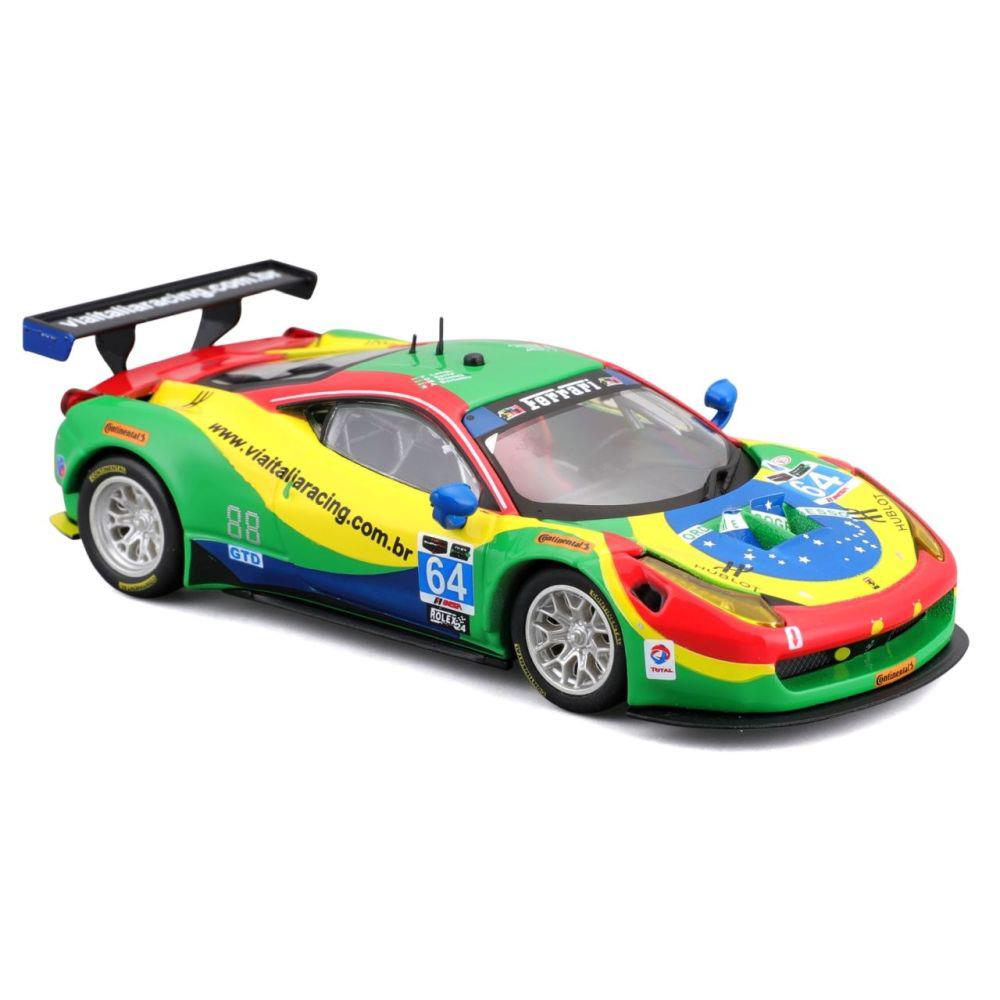 Bburago Ferrari 458 Italia GT3 2015, verte, 1:43