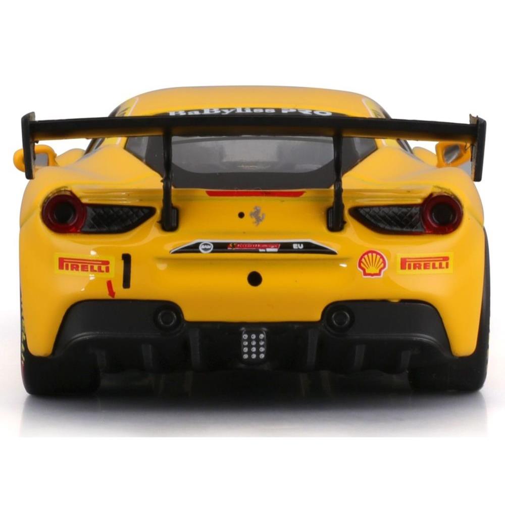 Bburago Ferrari 488 Challenge, jaune, 1:43