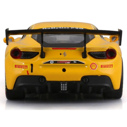Bburago Ferrari 488 Challenge, jaune, 1:43