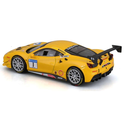 Bburago Ferrari 488 Challenge, jaune, 1:43