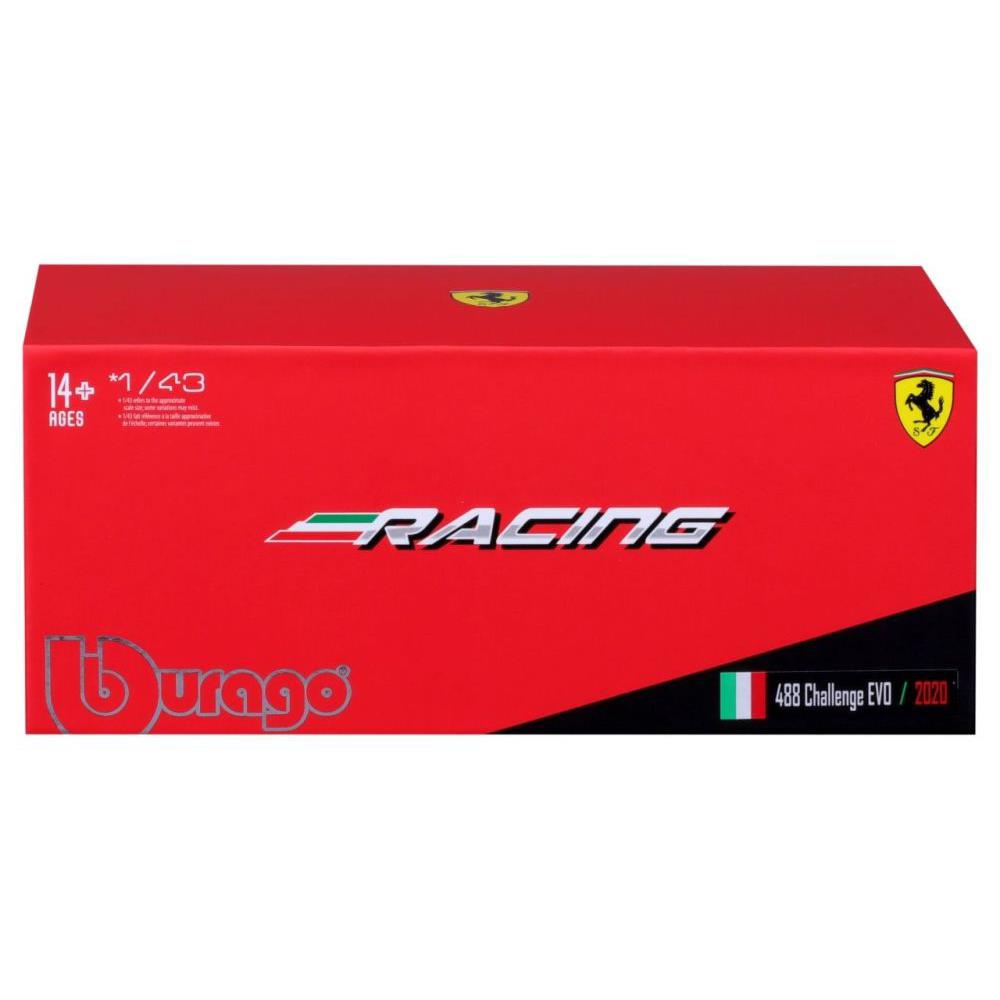 Bburago Ferrari 488 Challenge Evo 2020 1/43 rouge