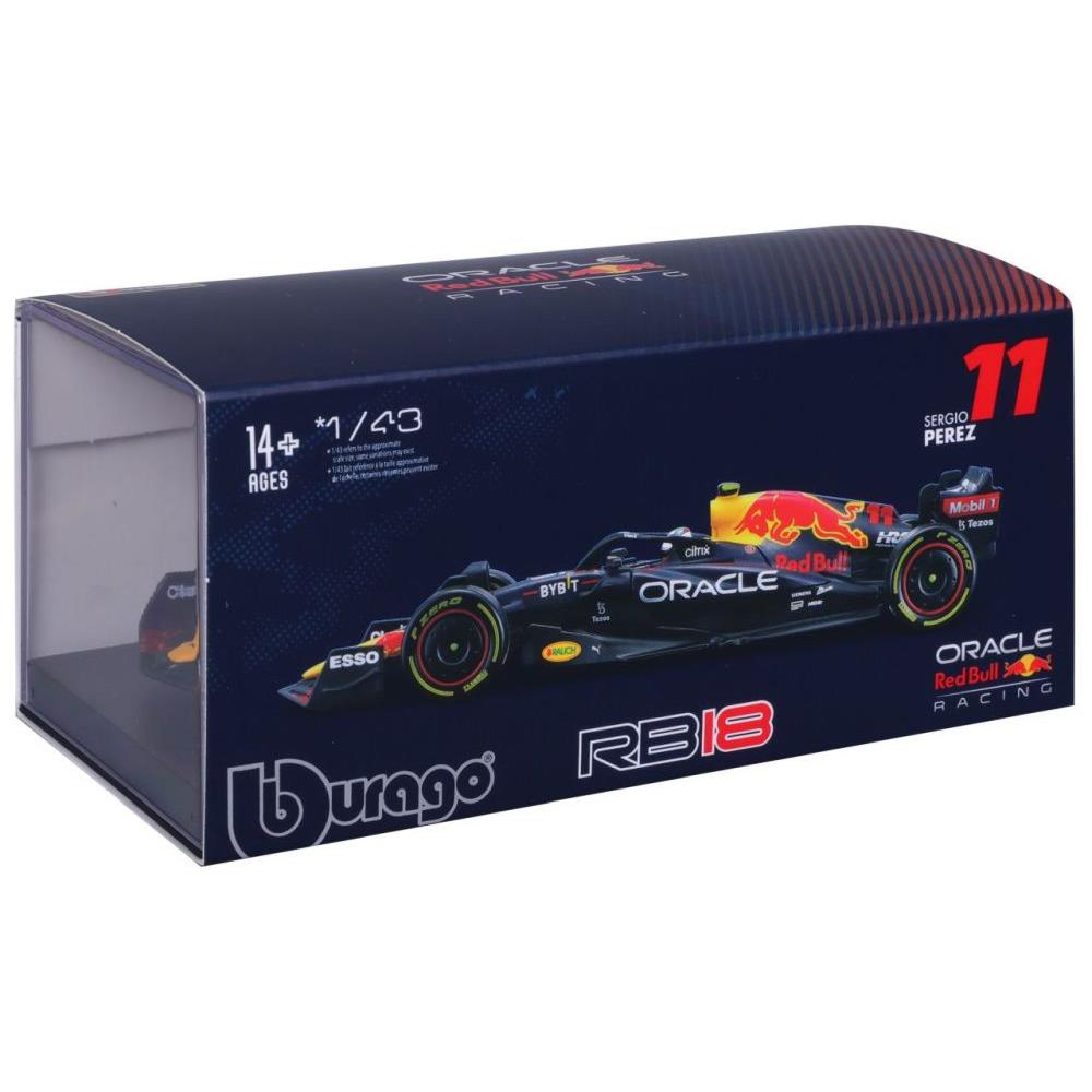 Bburago Red Bull Racing RB18 F1 Sergio Pérez 2022, 1:43
