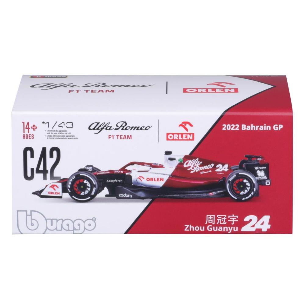Bburago Alfa Romeo F1 Team Orlen C42 Guanyu Zhou 2022, 1:43
