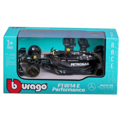 Bburago Mercedes-AMG F1 W14 E Perf., 1:43 Lewis Hamilton 2023