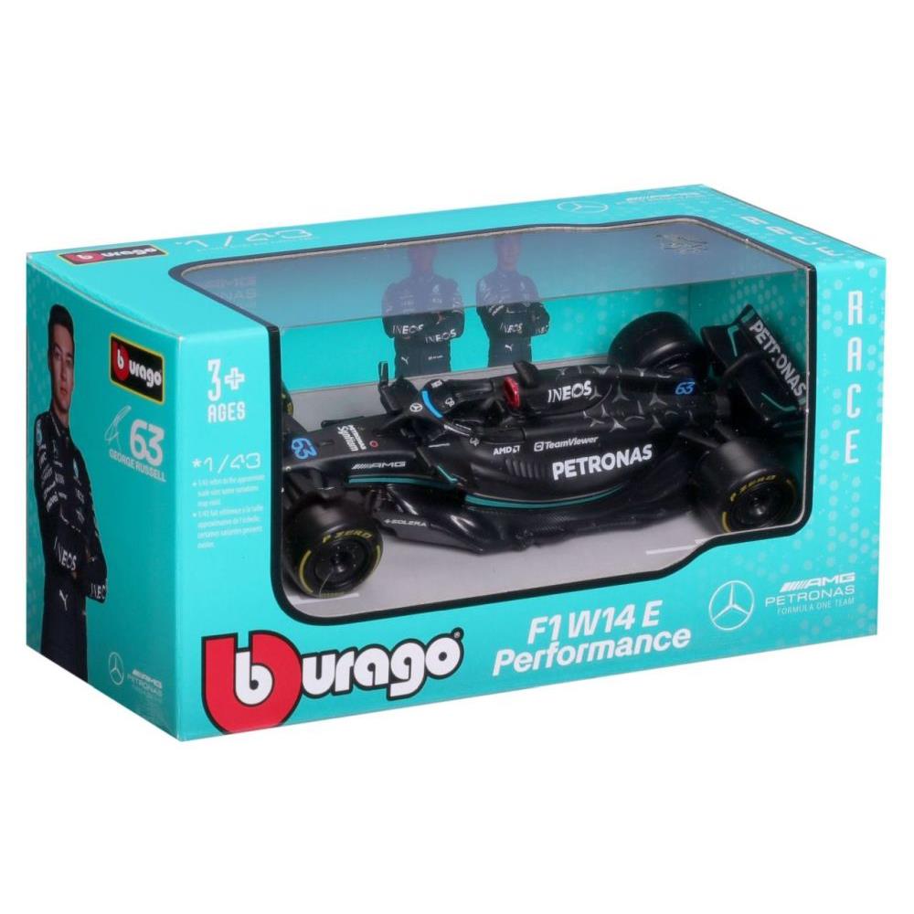 Bburago Mercedes-AMG F1 W14 E Performance George Russell 2023 2, 1:43