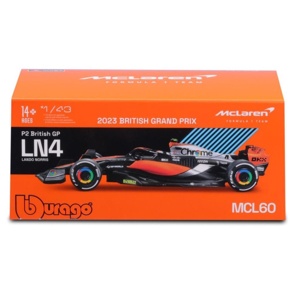 Bburago McLaren F1 Team MCL60 Lando Norris 2023, 1:43