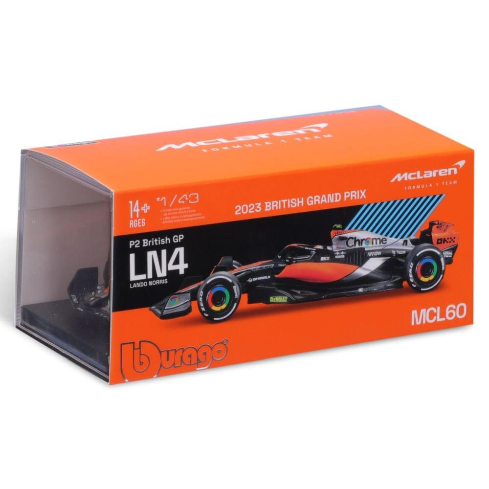 Bburago McLaren F1 Team MCL60 Lando Norris 2023, 1:43
