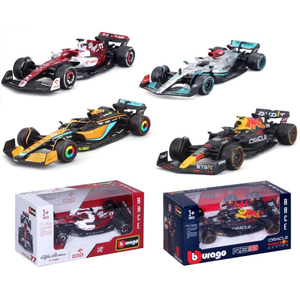 Bburago F1 ohne Helm, 1:43, assortiert