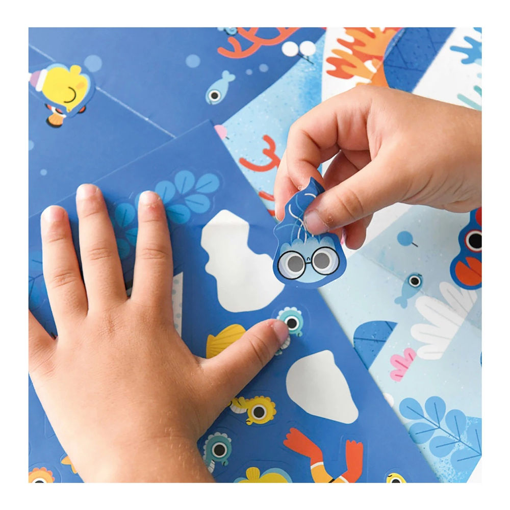 Poppik Autocollant Créatif Affiche Mer