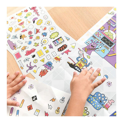 Sticker Kreativ Poster Verrücktes Labor