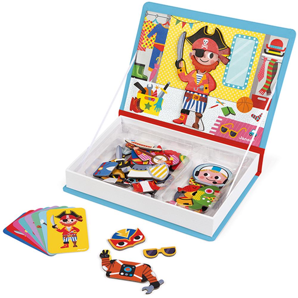 Janod Magnetic Book Costumes for Boys