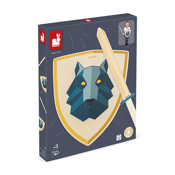 Janod Knight Set Wolf