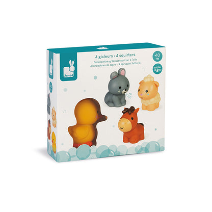 Janod Badespielzeug 4 Bauernhoftiere