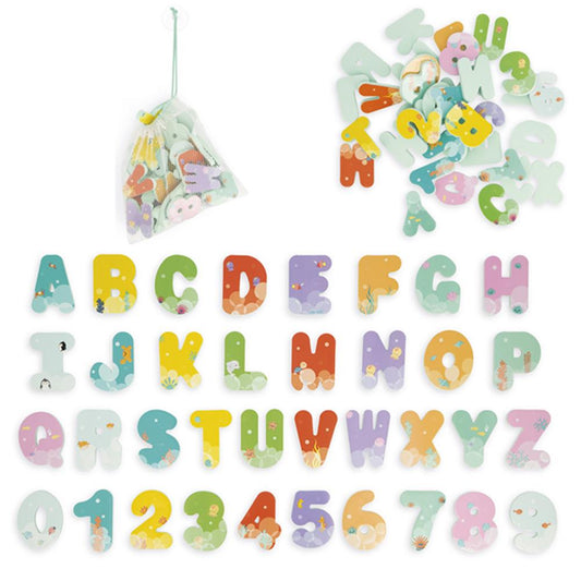 Janod Badebuchstaben und Zahlen