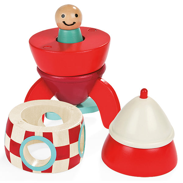 Janod Magnetbausatz Rakete