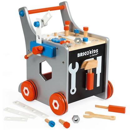 Brico Kids Werkbankwagen, 25- teilig