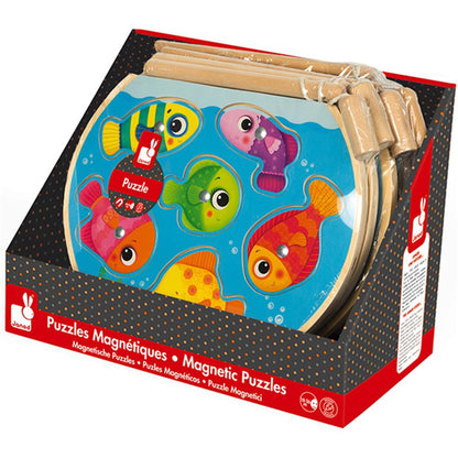 Puzzle Angeln im Fischglas, 6 Teile