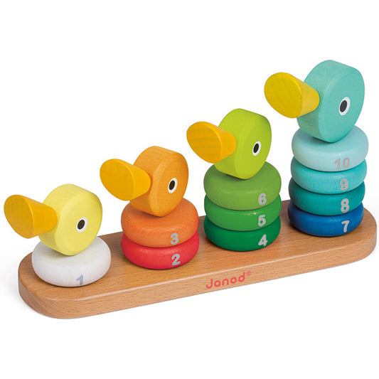Janod stacking game duck family