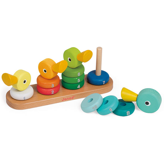 Janod stacking game duck family