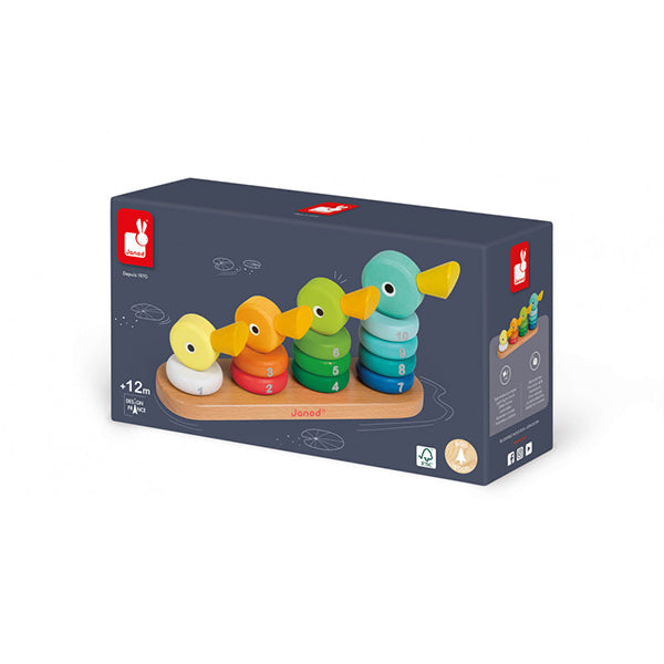 Jeu d'empilage familial de canards Janod