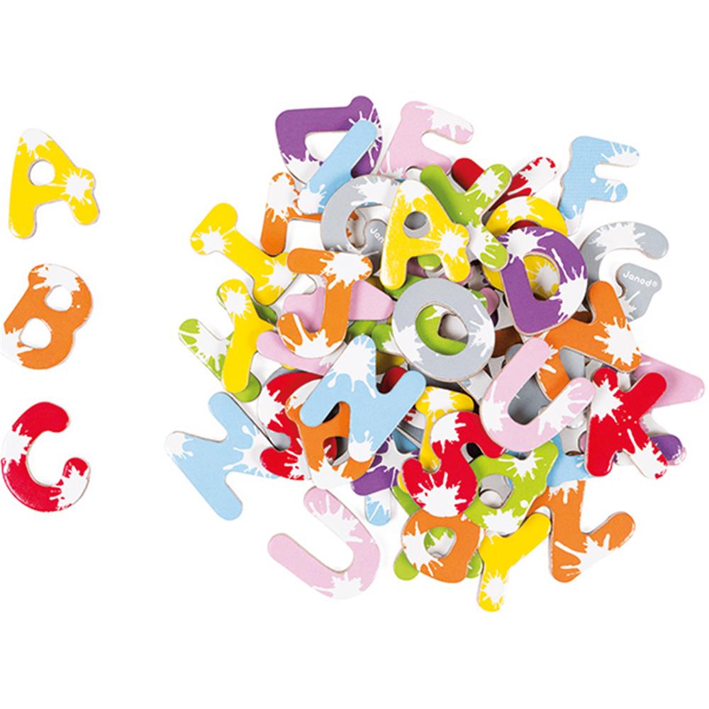 Janod Splash Letter Set 52 pieces