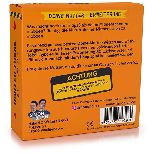 Simon Jan Hard Tobak - Your Mother