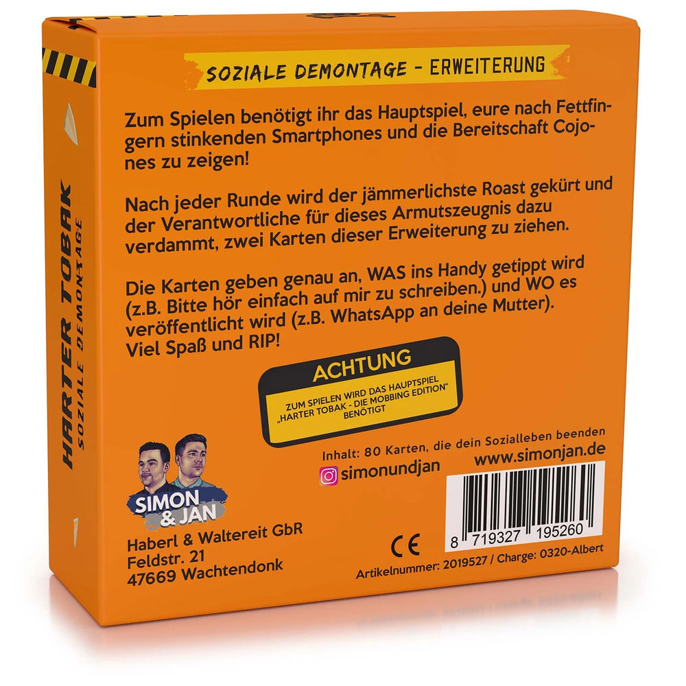 Simon Jan Hard Tobak - Social Dismantling