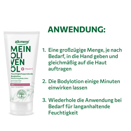 MEIN OLIVENÖL, Feuchtigkeitsspendende Bodylotion, 200 ml