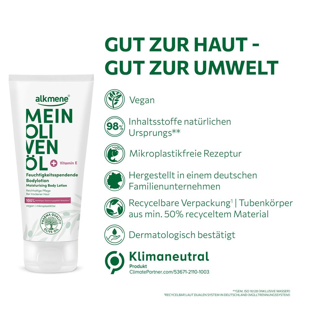 MEIN OLIVENÖL, Feuchtigkeitsspendende Bodylotion, 200 ml