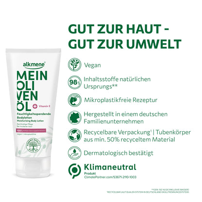 MEIN OLIVENÖL, Feuchtigkeitsspendende Bodylotion, 200 ml