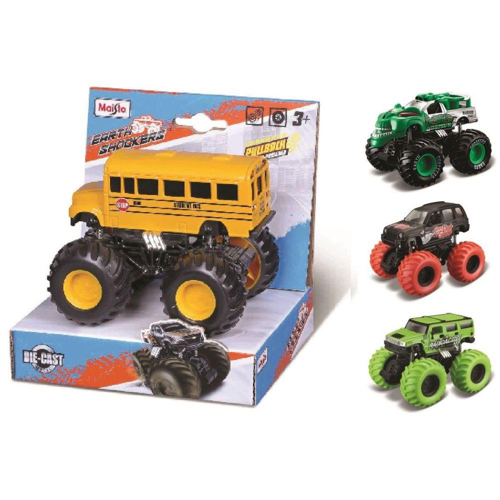 Maisto Earth Shockers with pull-back motor assorted, 1 pc.