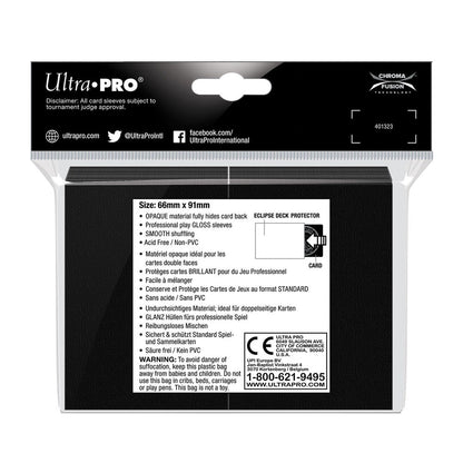 Protecteur de pont Ultra Pro Black Eclipse Gloss Standard (100)