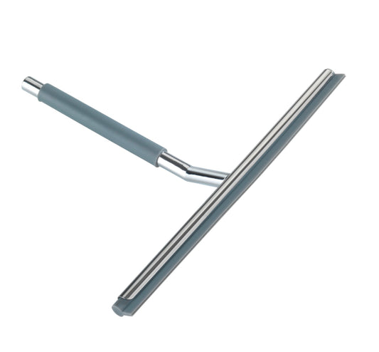 Wenko essuie-glace de salle de bain en acier inoxydable, caveshiny/gris