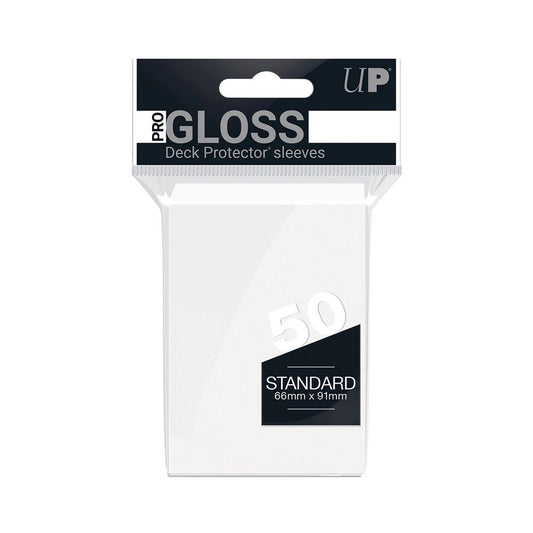 Ultra Pro White Deck Protector Standard (50) NEW SIZE