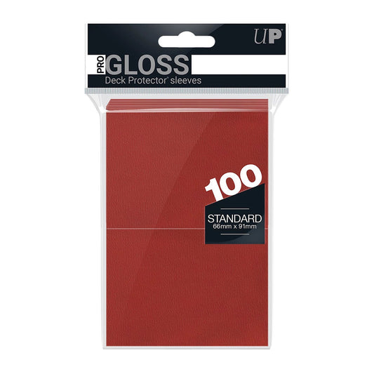 Ultra Pro Red Deck Protector Standard (100) NEW SIZE