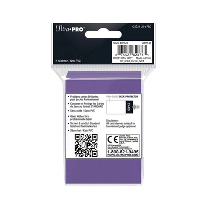 Ultra Pro Purple Deck Protector Standard (50) NOUVELLE TAILLE