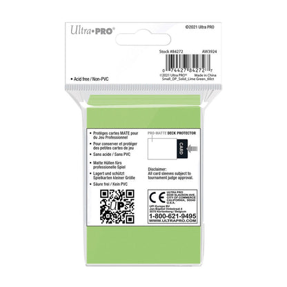 Ultra Pro Lime Green PRO-Matte Deck Protector Small (60)