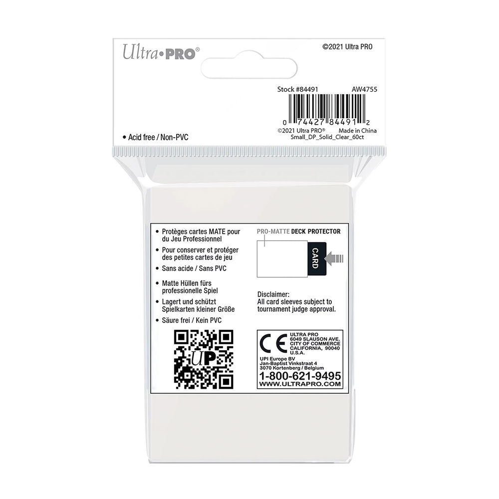 Ultra Pro Clear PRO-Matte Protecteur de terrasse Petit (60)